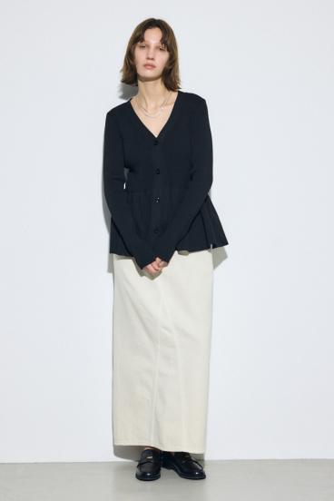 AZUL DENIM カラーストレートデニムスカート 詳細画像