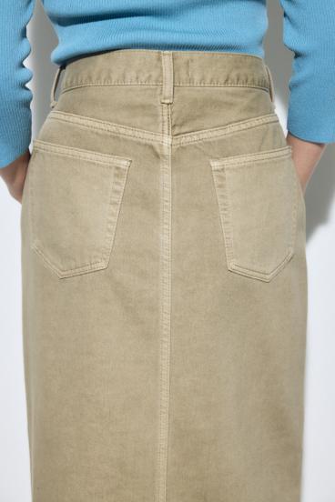 AZUL DENIM カラーストレートデニムスカート 詳細画像