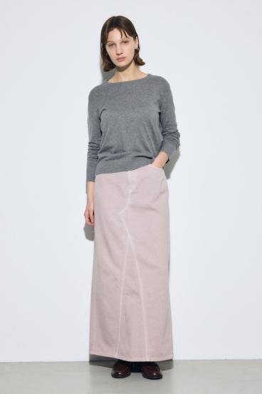 AZUL DENIM カラーストレートデニムスカート 詳細画像