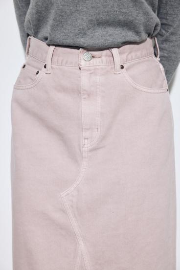 AZUL DENIM カラーストレートデニムスカート 詳細画像