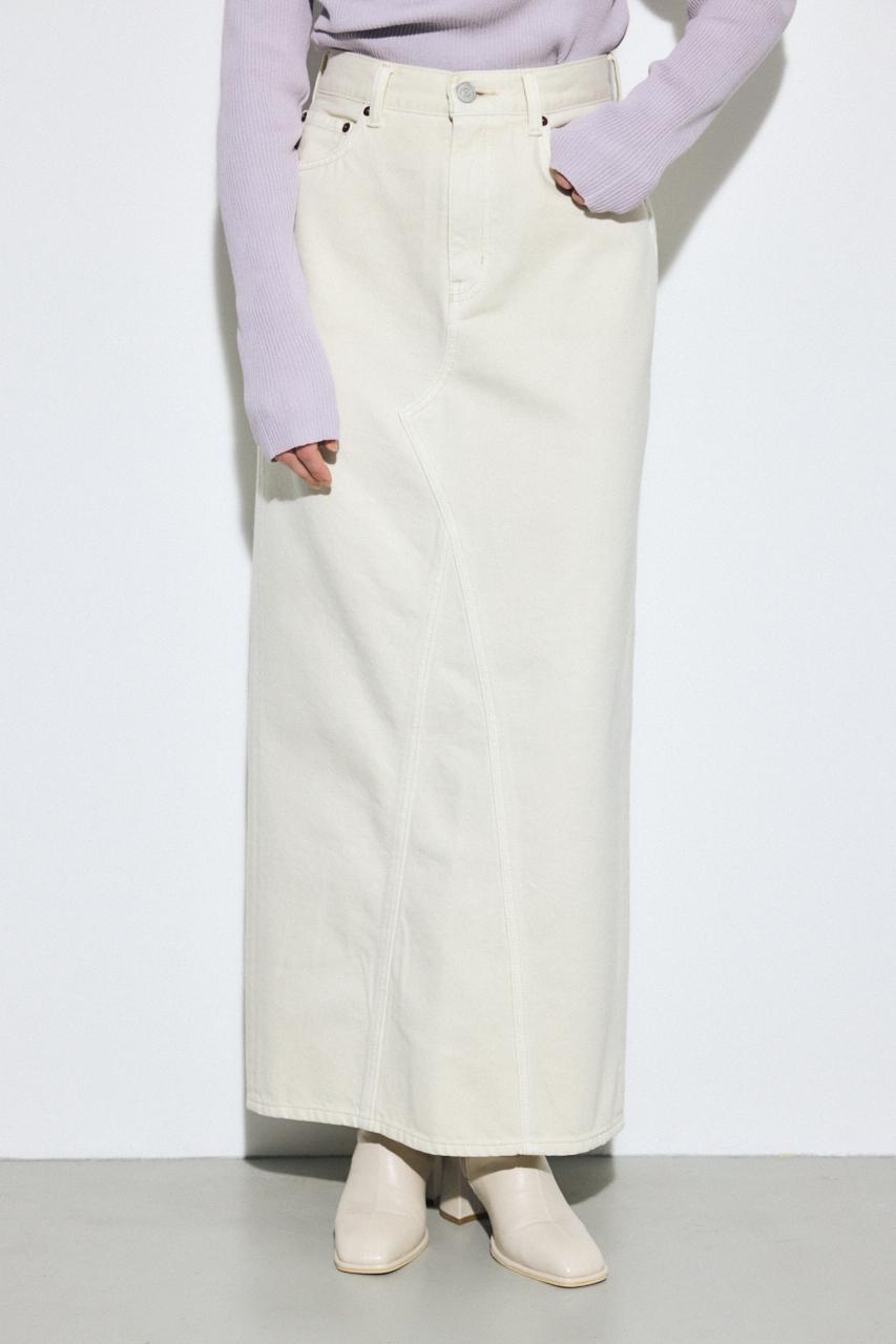 AZUL DENIM カラーストレートデニムスカート