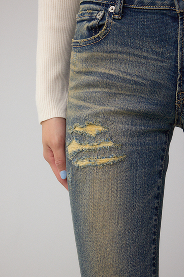 AZUL DENIM リペアスキニーデニム 詳細画像