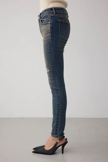 AZUL DENIM リペアスキニーデニム 詳細画像