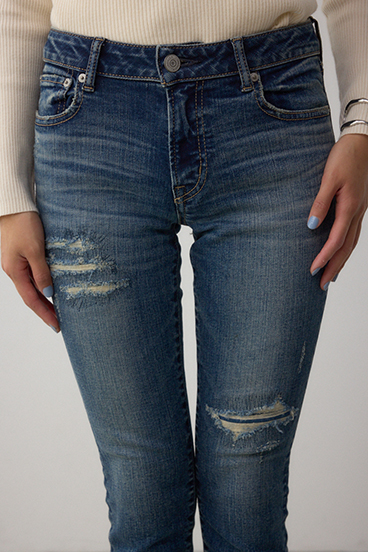 AZUL DENIM リペアスキニーデニム 詳細画像
