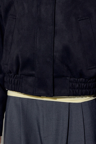 フェイクスエードショートブルゾン 詳細画像