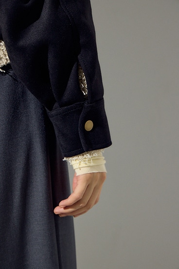 フェイクスエードショートブルゾン 詳細画像