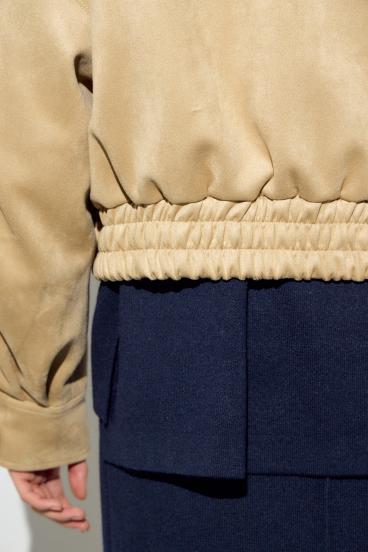 フェイクスエードショートブルゾン 詳細画像