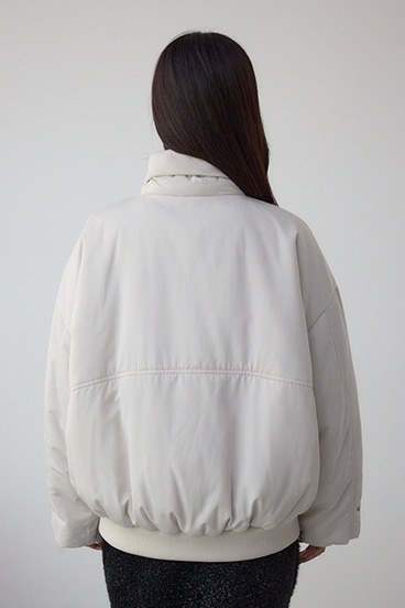 襟リブ中綿ポケットブルゾン 詳細画像