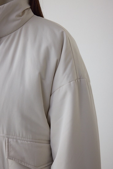 襟リブ中綿ポケットブルゾン 詳細画像