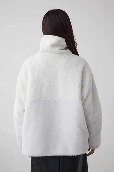 リバーシブルキルティングボアブルゾン 詳細画像