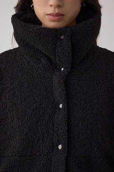 リバーシブルキルティングボアブルゾン 詳細画像