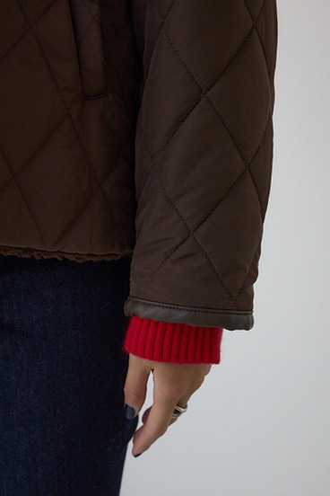 リバーシブルキルティングボアブルゾン 詳細画像