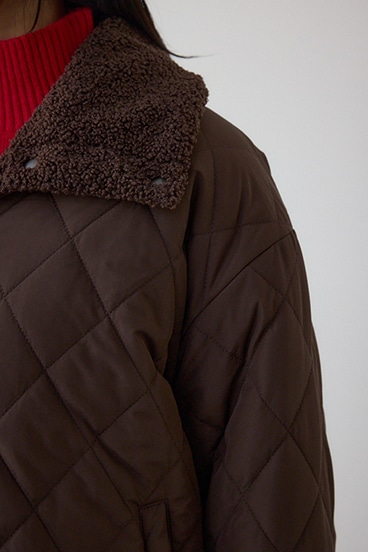 リバーシブルキルティングボアブルゾン 詳細画像