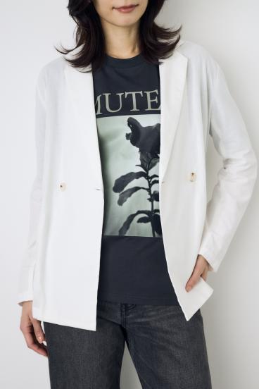 フレンチリネンCOOLMAXテーラードジャケット 詳細画像