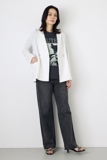 フレンチリネンCOOLMAXテーラードジャケット 詳細画像