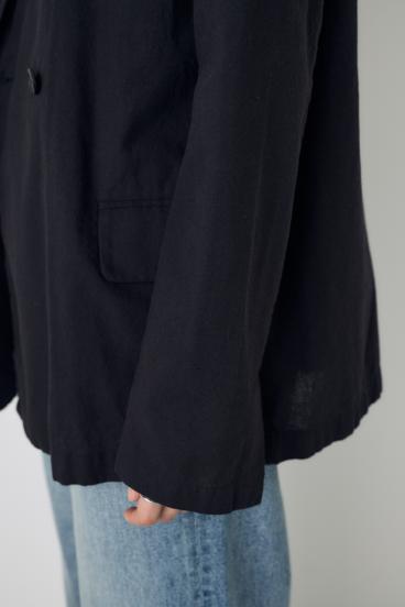 フレンチリネンCOOLMAXテーラードジャケット 詳細画像
