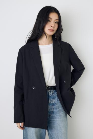 フレンチリネンCOOLMAXテーラードジャケット 詳細画像