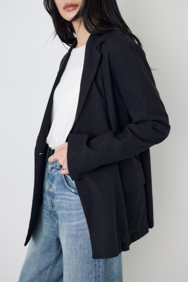 フレンチリネンCOOLMAXテーラードジャケット 詳細画像