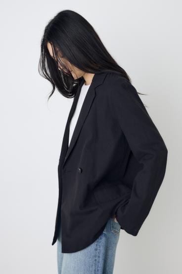 フレンチリネンCOOLMAXテーラードジャケット 詳細画像