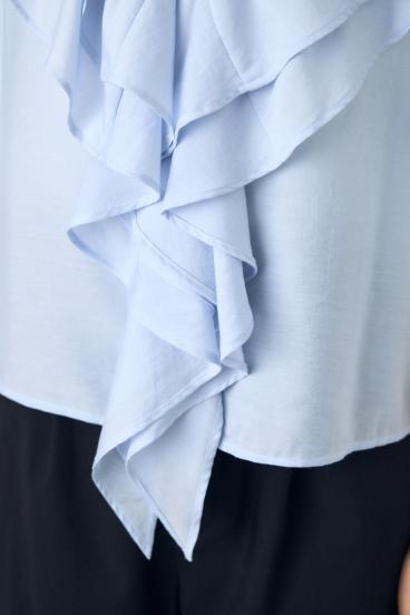 ラッフルブラウス 詳細画像