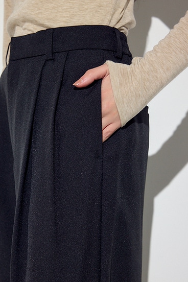 ベーシックタックワイドパンツ 詳細画像