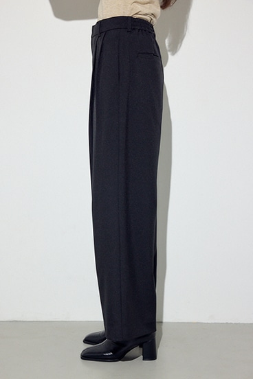 ベーシックタックワイドパンツ 詳細画像