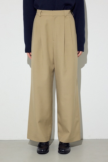 ベーシックタックワイドパンツ 詳細画像