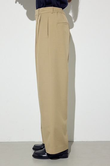 ベーシックタックワイドパンツ 詳細画像