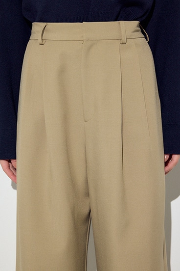 ベーシックタックワイドパンツ 詳細画像