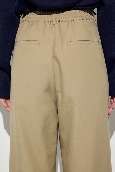 ベーシックタックワイドパンツ 詳細画像