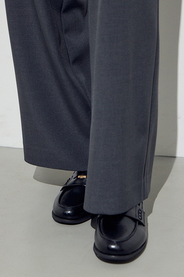 ベーシックタックワイドパンツ 詳細画像