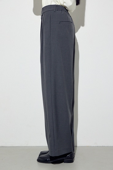 ベーシックタックワイドパンツ 詳細画像