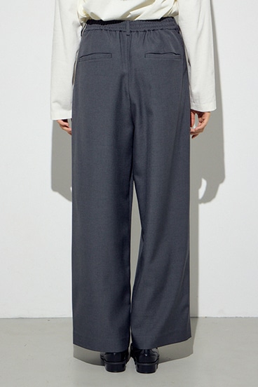ベーシックタックワイドパンツ 詳細画像