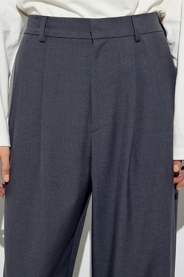 ベーシックタックワイドパンツ 詳細画像