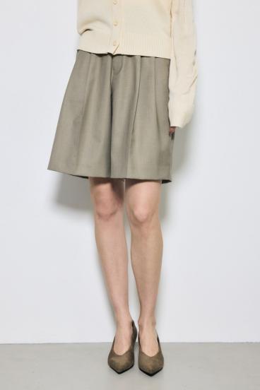 タックハーフパンツ 詳細画像