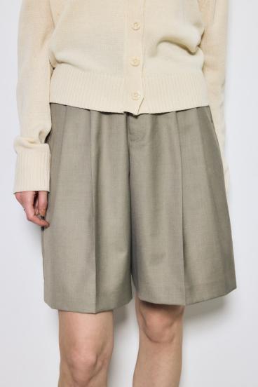 タックハーフパンツ 詳細画像