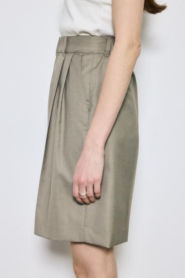 タックハーフパンツ 詳細画像