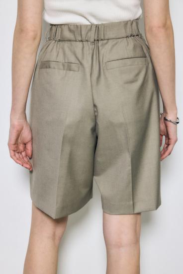 タックハーフパンツ 詳細画像