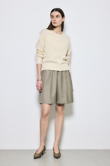 タックハーフパンツ 詳細画像