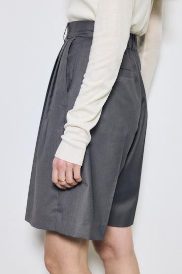 タックハーフパンツ 詳細画像