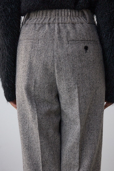 ヘリンボーンワイドパンツ 詳細画像