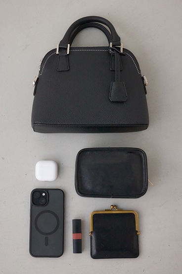 ダブルジッパーハンドバッグ 詳細画像