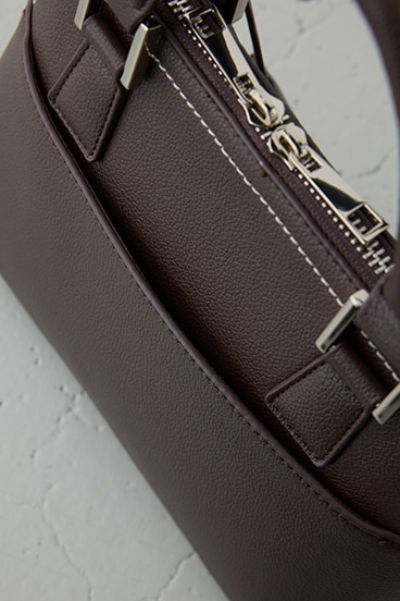 ダブルジッパーハンドバッグ 詳細画像