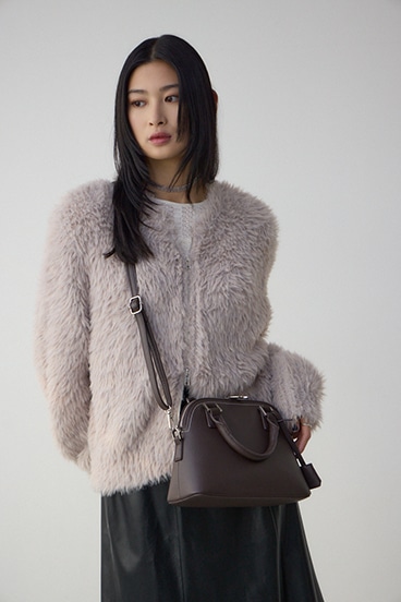 ダブルジッパーハンドバッグ 詳細画像