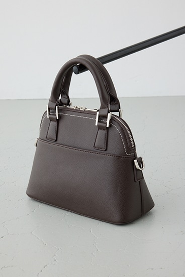 ダブルジッパーハンドバッグ 詳細画像