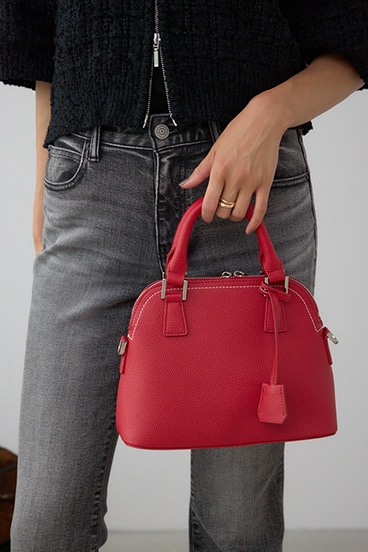 ダブルジッパーハンドバッグ