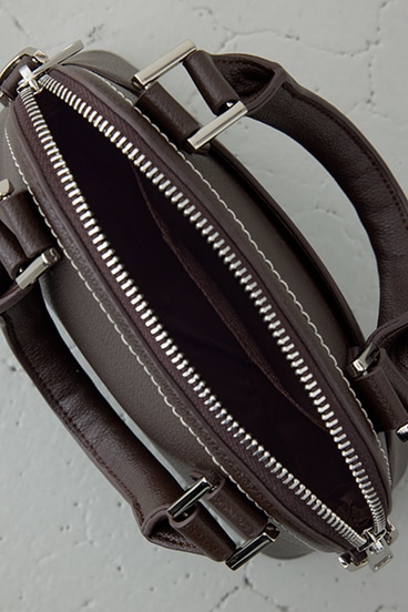 ダブルジッパーミニバッグ 詳細画像