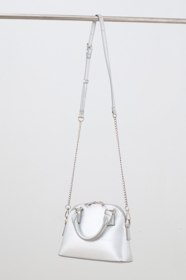 ダブルジッパーミニバッグ