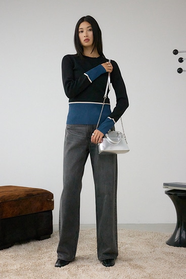 ダブルジッパーミニバッグ 詳細画像