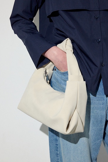 ハンドルノットミニバッグ